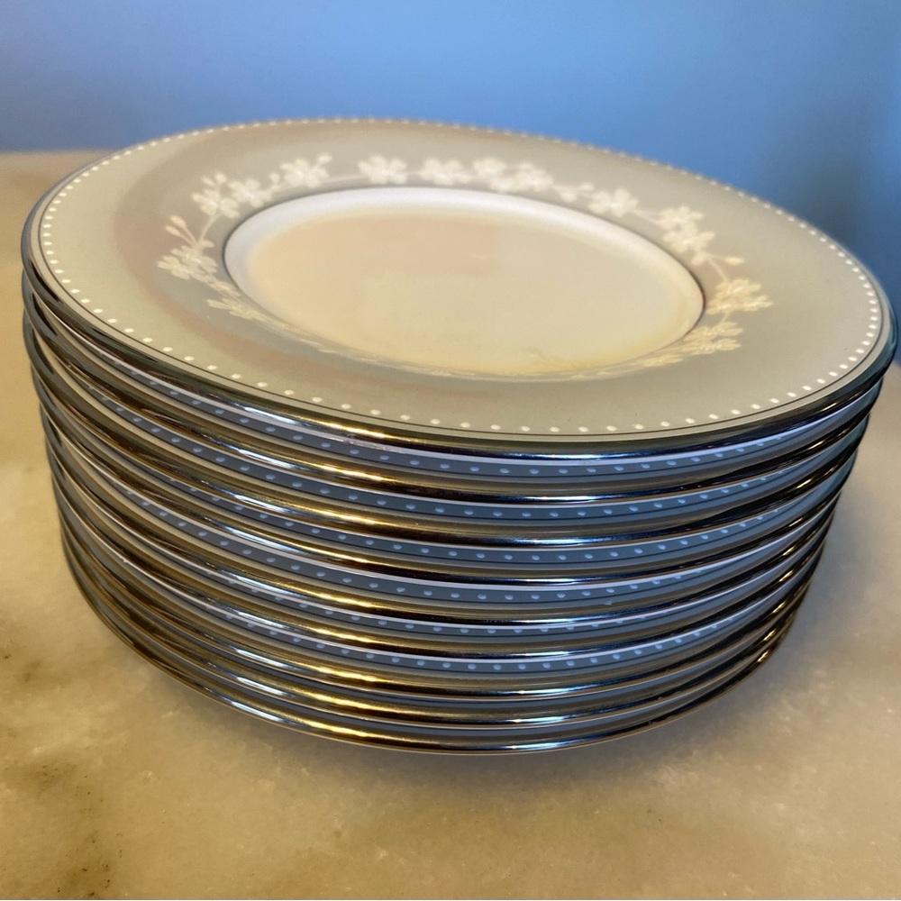 9x NEW Lenox Bellina Saucer dishes plates